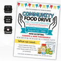 canned food drive flyers